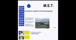 Desktop Screenshot of metmachinery.com